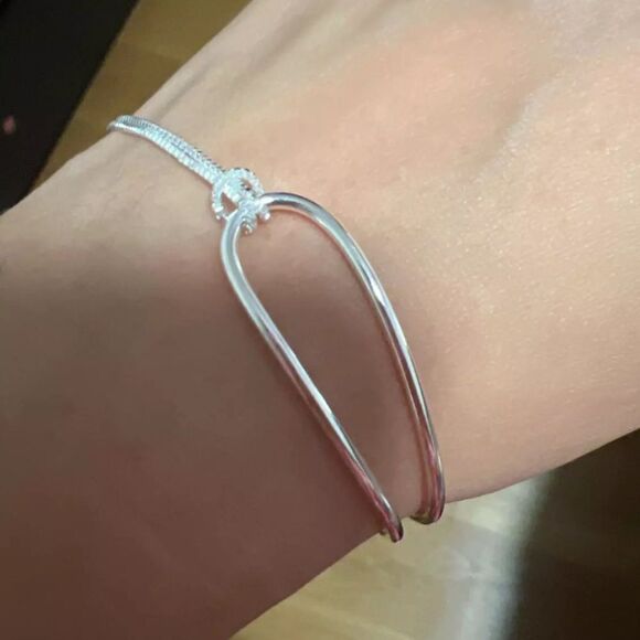 The Mixed Media  Bracelet in 925 silver - Picture 6 of 6